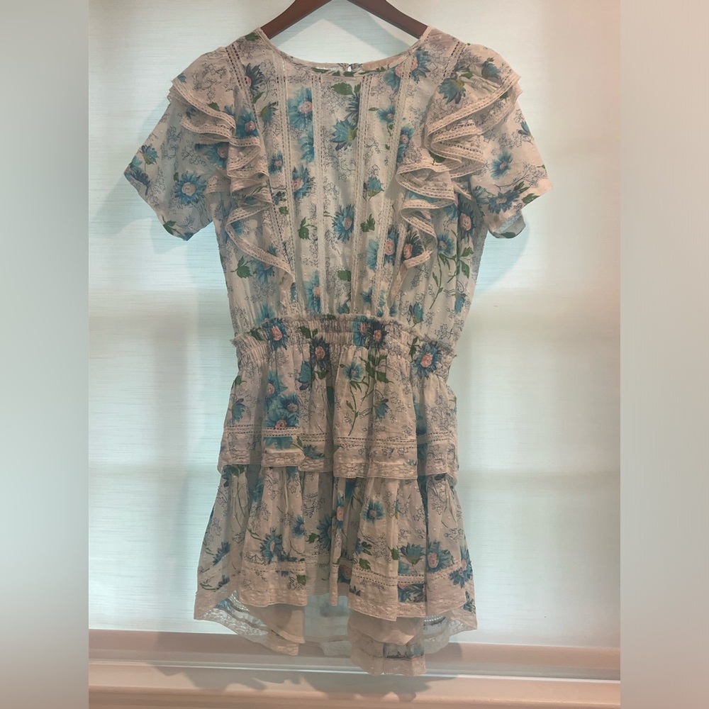 Loveshackfancy ruffle mini dress